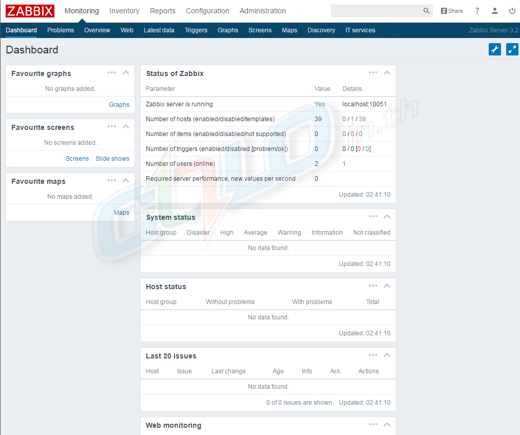 Zabbix Server 3.2